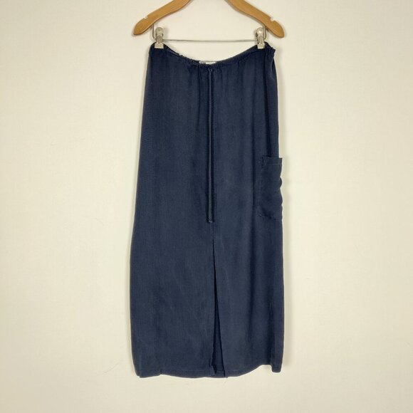Carrina Belle Women's Cargo Skirt Sz 14 Navy Rayon Blend Casual Summer Outerwear - Picture 5 of 9